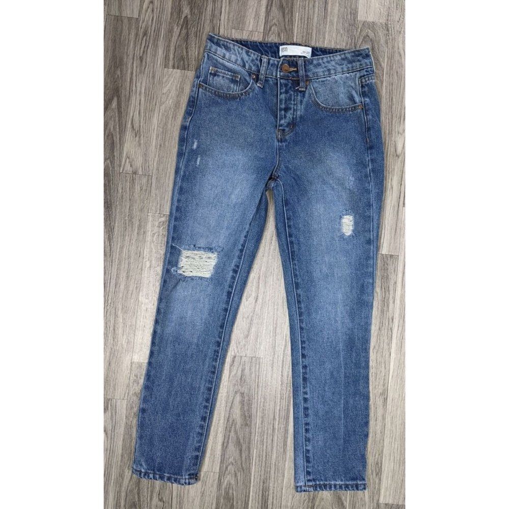 (3/$35)RSQ Jeans Size 00 / 23 Boyfriend Distressed Cotton Button Fly Denim Jeans